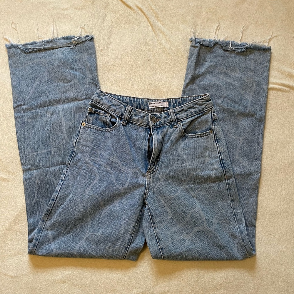 GARAGE straight leg jeans